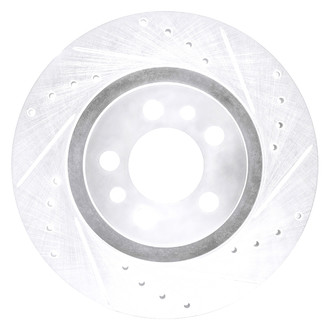 DFC® - Premium Drilled and Slotted Front Passenger Side Brake Rotor
