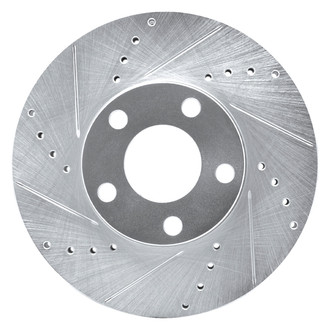 DFC® - Premium Drilled and Slotted Front Driver Side Brake Rotor