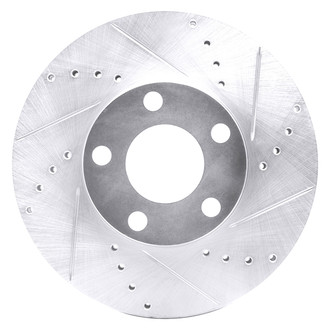 DFC® - Premium Drilled and Slotted Front Passenger Side Brake Rotor