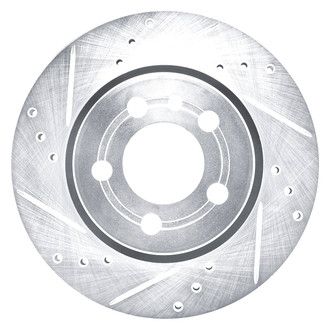DFC® - Premium Drilled and Slotted Rear Driver Side Brake Rotor