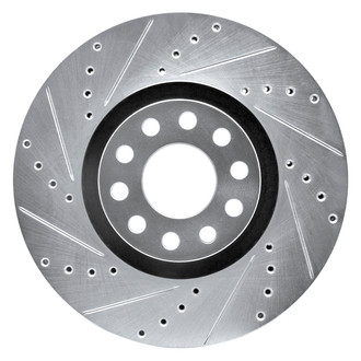 DFC® - Premium Drilled and Slotted Front Driver Side Brake Rotor