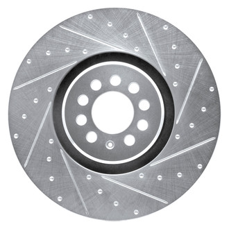 DFC® - Premium Drilled and Slotted Front Passenger Side Brake Rotor