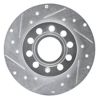 DFC® - Premium Drilled and Slotted Rear Driver Side Brake Rotor