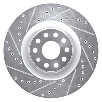 DFC® - Premium Drilled and Slotted Front Driver Side Brake Rotor