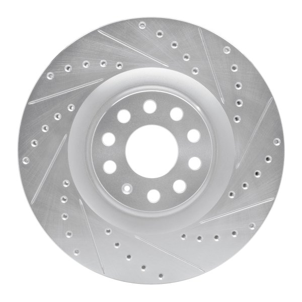 DFC® - Premium Drilled and Slotted Front Brake Rotor