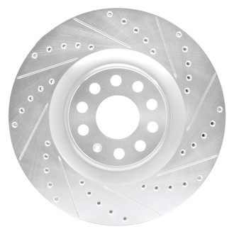 DFC® - Premium Drilled and Slotted Front Passenger Side Brake Rotor