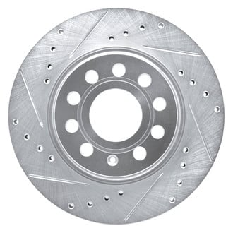 DFC® - Premium Drilled and Slotted Front Driver Side Brake Rotor