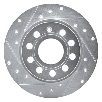 DFC® - Premium Drilled and Slotted Rear Driver Side Brake Rotor