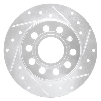 DFC® - Premium Drilled and Slotted Rear Passenger Side Brake Rotor