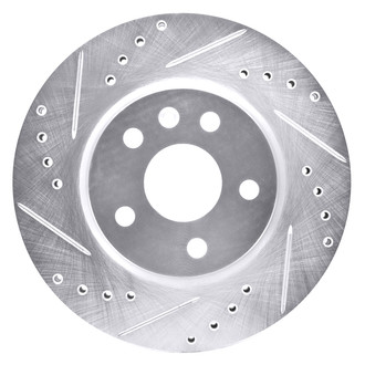 DFC® - Premium Drilled and Slotted Front Driver Side Brake Rotor