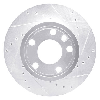 DFC® - Premium Drilled and Slotted Front Passenger Side Brake Rotor