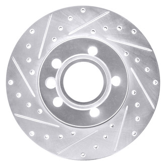 DFC® - Premium Drilled and Slotted Front Driver Side Brake Rotor