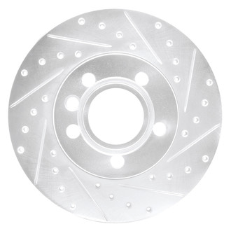 DFC® - Premium Drilled and Slotted Front Passenger Side Brake Rotor