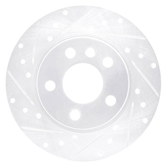 DFC® - Premium Drilled and Slotted Rear Driver Side Brake Rotor