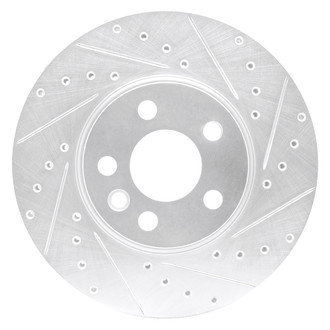 DFC® - Premium Drilled and Slotted Front Passenger Side Brake Rotor