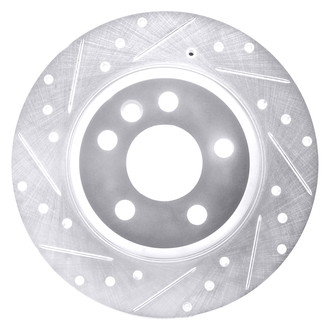 DFC® - Premium Drilled and Slotted Rear Driver Side Brake Rotor