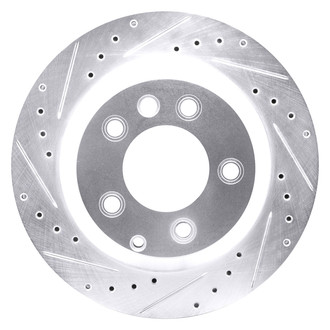 DFC® - Premium Drilled and Slotted Rear Driver Side Brake Rotor