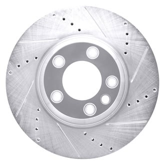 DFC® - Premium Drilled and Slotted Front Driver Side Brake Rotor
