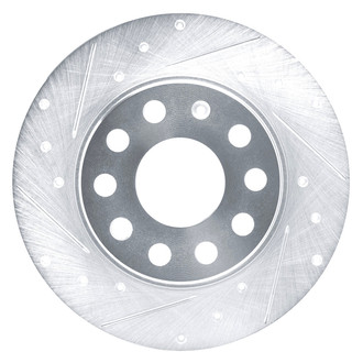 DFC® - Premium Drilled and Slotted Rear Driver Side Brake Rotor