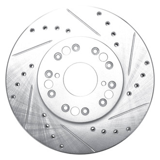 DFC® - Premium Drilled and Slotted Front Passenger Side Brake Rotor
