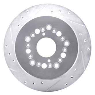 DFC® - Premium Drilled and Slotted Rear Driver Side Brake Rotor