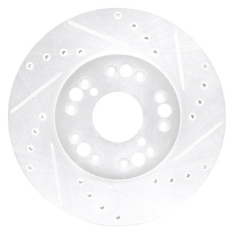 DFC® - Premium Drilled and Slotted Front Passenger Side Brake Rotor