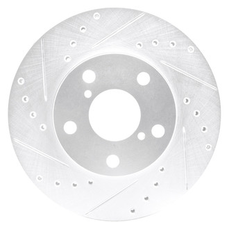 DFC® - Premium Drilled and Slotted Front Driver Side Brake Rotor