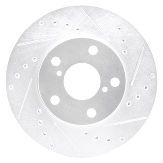 DFC® - Premium Drilled and Slotted Front Passenger Side Brake Rotor