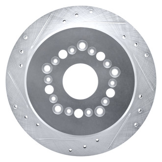DFC® - Premium Drilled and Slotted Rear Driver Side Brake Rotor