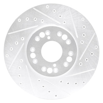 DFC® - Premium Drilled and Slotted Front Passenger Side Brake Rotor