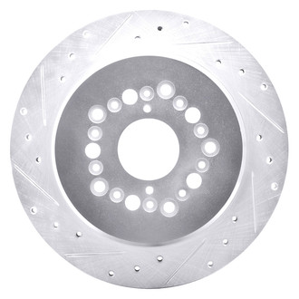 DFC® - Premium Drilled and Slotted Rear Driver Side Brake Rotor