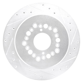 DFC® - Premium Drilled and Slotted Rear Passenger Side Brake Rotor