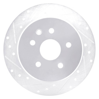 DFC® - Premium Drilled and Slotted Rear Driver Side Brake Rotor