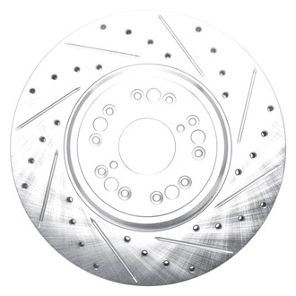 DFC® - Premium Drilled and Slotted Front Passenger Side Brake Rotor