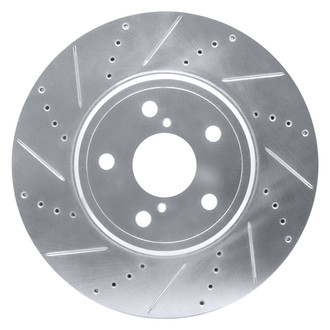 DFC® - Premium Drilled and Slotted Front Driver Side Brake Rotor
