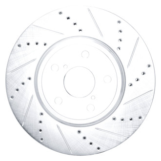 DFC® - Premium Drilled and Slotted Front Passenger Side Brake Rotor