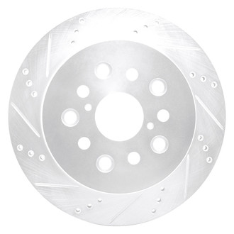 DFC® - Premium Drilled and Slotted Rear Driver Side Brake Rotor