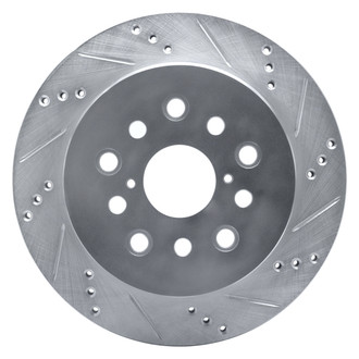 DFC® - Premium Drilled and Slotted Rear Passenger Side Brake Rotor
