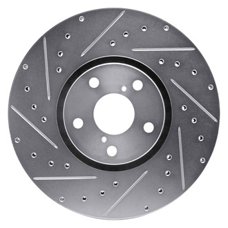 DFC® - Premium Drilled and Slotted Front Passenger Side Brake Rotor