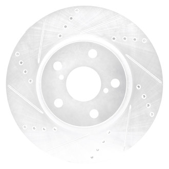DFC® - Premium Drilled and Slotted Front Passenger Side Brake Rotor