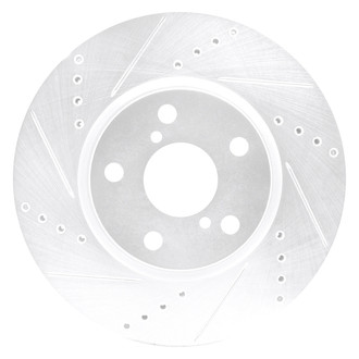 DFC® - Premium Drilled and Slotted Front Driver Side Brake Rotor