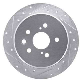 DFC® - Premium Drilled and Slotted Rear Driver Side Brake Rotor