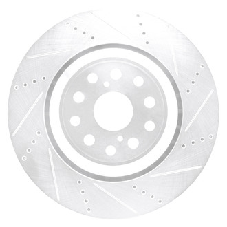 DFC® - Premium Drilled and Slotted Front Passenger Side Brake Rotor