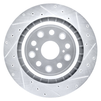 DFC® - Premium Drilled and Slotted Rear Passenger Side Brake Rotor