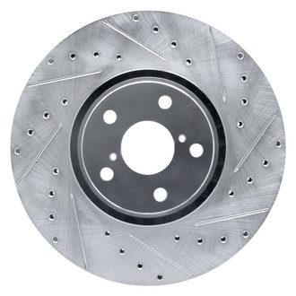 DFC® - Premium Drilled and Slotted Front Passenger Side Brake Rotor