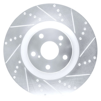 DFC® - Premium Drilled and Slotted Front Brake Rotor