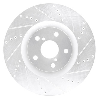 DFC® - Premium Drilled and Slotted Front Passenger Side Brake Rotor