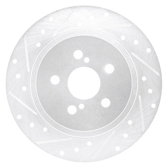 DFC® - Premium Drilled and Slotted Rear Driver Side Brake Rotor