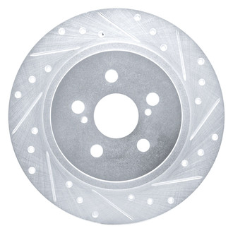 DFC® - Premium Drilled and Slotted Rear Passenger Side Brake Rotor