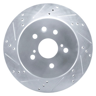 DFC® - Premium Drilled and Slotted Rear Driver Side Brake Rotor